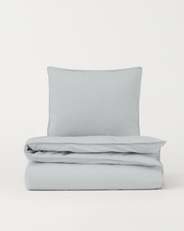 Sengetøj | Bomuldspercale | Dawn | Pearl Grey